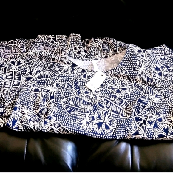 B31 NWT Ny Collection Tie Sleeve Floral Print Dress - Picture 3 of 5